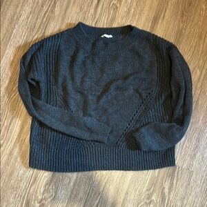 Dark Gray Knit Sweater